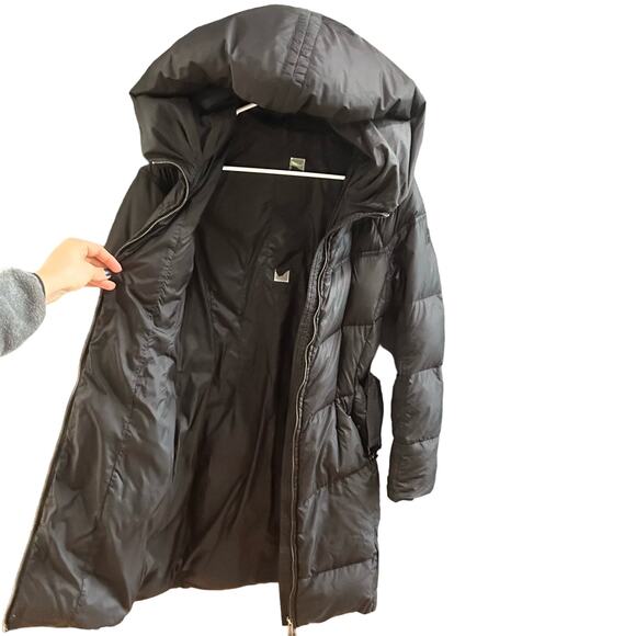 ADD Women's Icon 10 Coat Down Quilted Thigh Length Black Size 2 US 40 IT - Picture 5 of 11